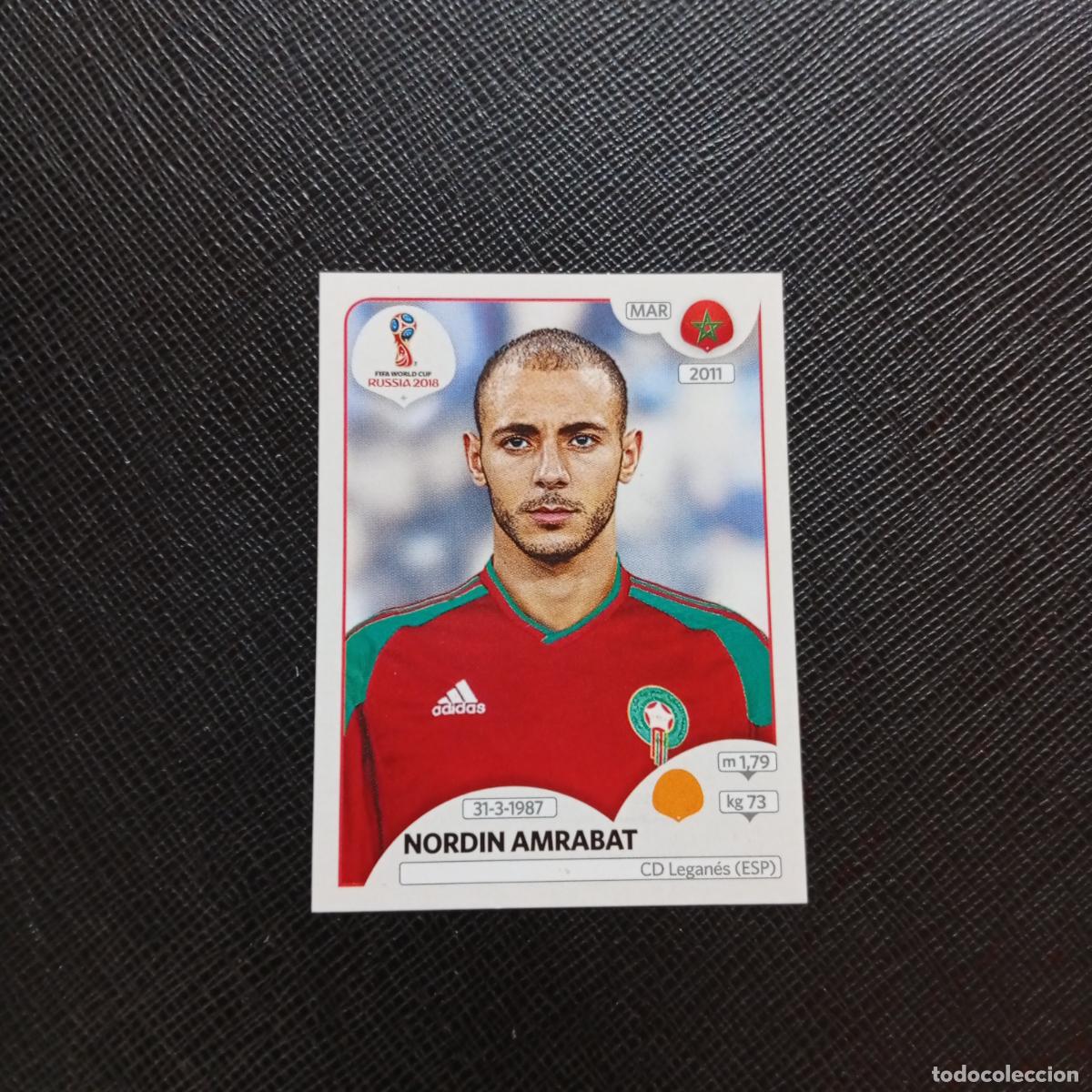 Fu&szlig;ball-Sticker: 164 AMRABAT MARRUECOS PANINI MUNDIAL RUSIA 2018 CROMO FUTBOL 18 - SIN PEGAR - CJ2 ..