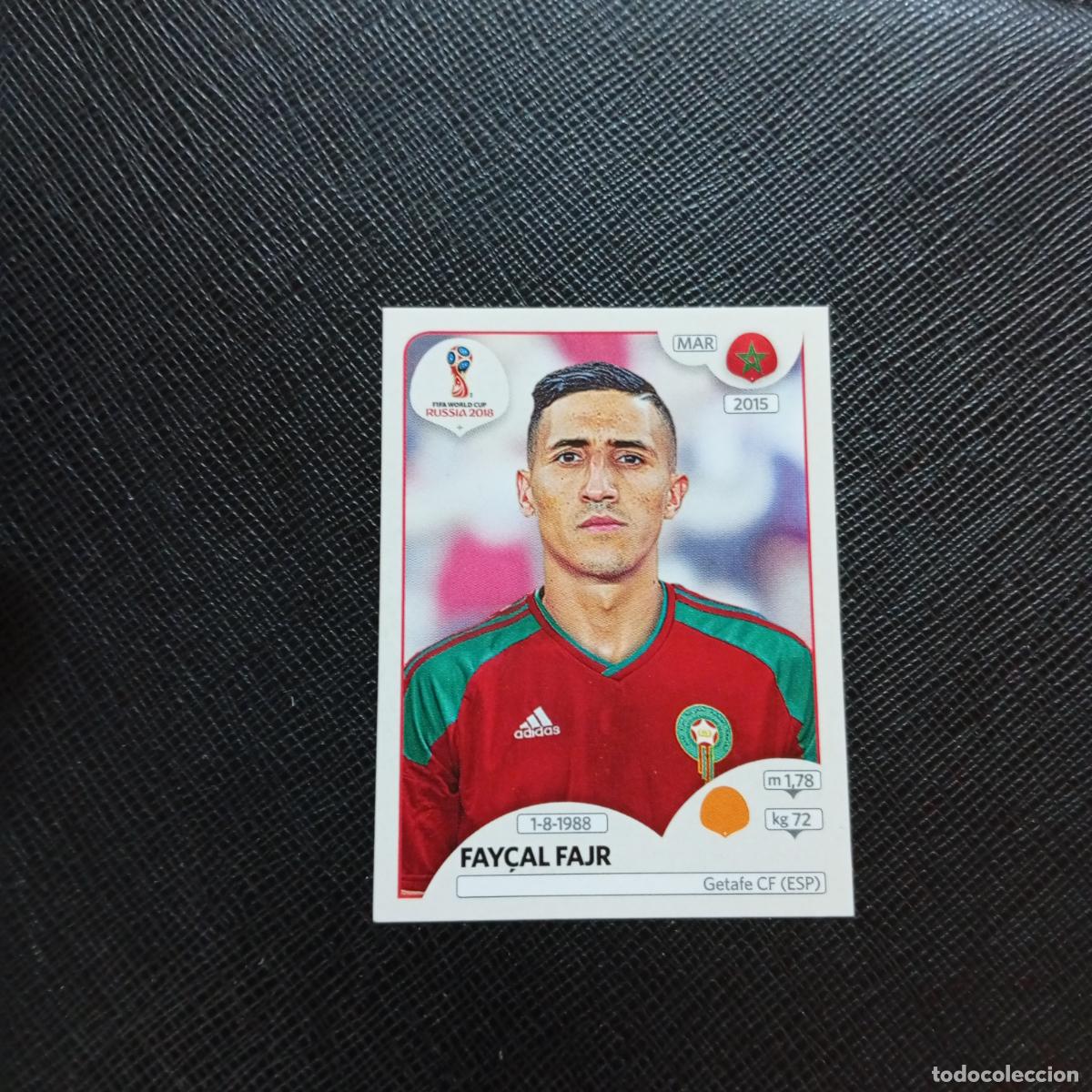 Fu&szlig;ball-Sticker: 165 FAYCAL FAJR MARRUECOS PANINI MUNDIAL RUSIA 2018 CROMO FUTBOL 18 - SIN PEGAR - CJ2 .
