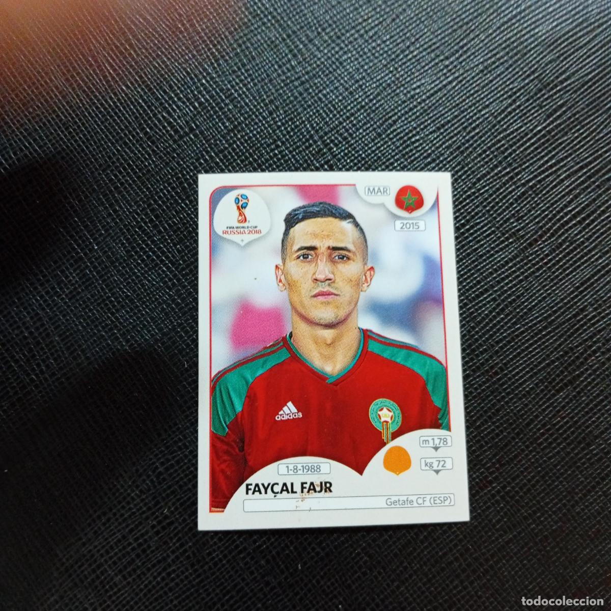 Fu&szlig;ball-Sticker: 165 FAYCAL FAJR MARRUECOS PANINI MUNDIAL RUSIA 2018 CROMO FUTBOL 18 - SIN PEGAR - CJ2 B