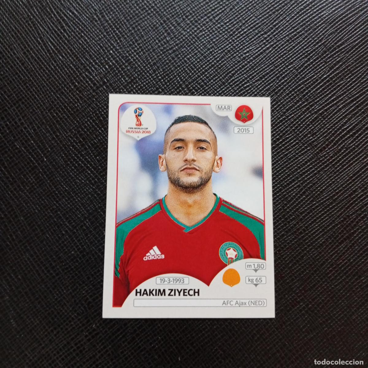 Fu&szlig;ball-Sticker: 166 HAKIM ZIYECH MARRUECOS PANINI MUNDIAL RUSIA 2018 CROMO FUTBOL 18 - SIN PEGAR - CJ2 ...