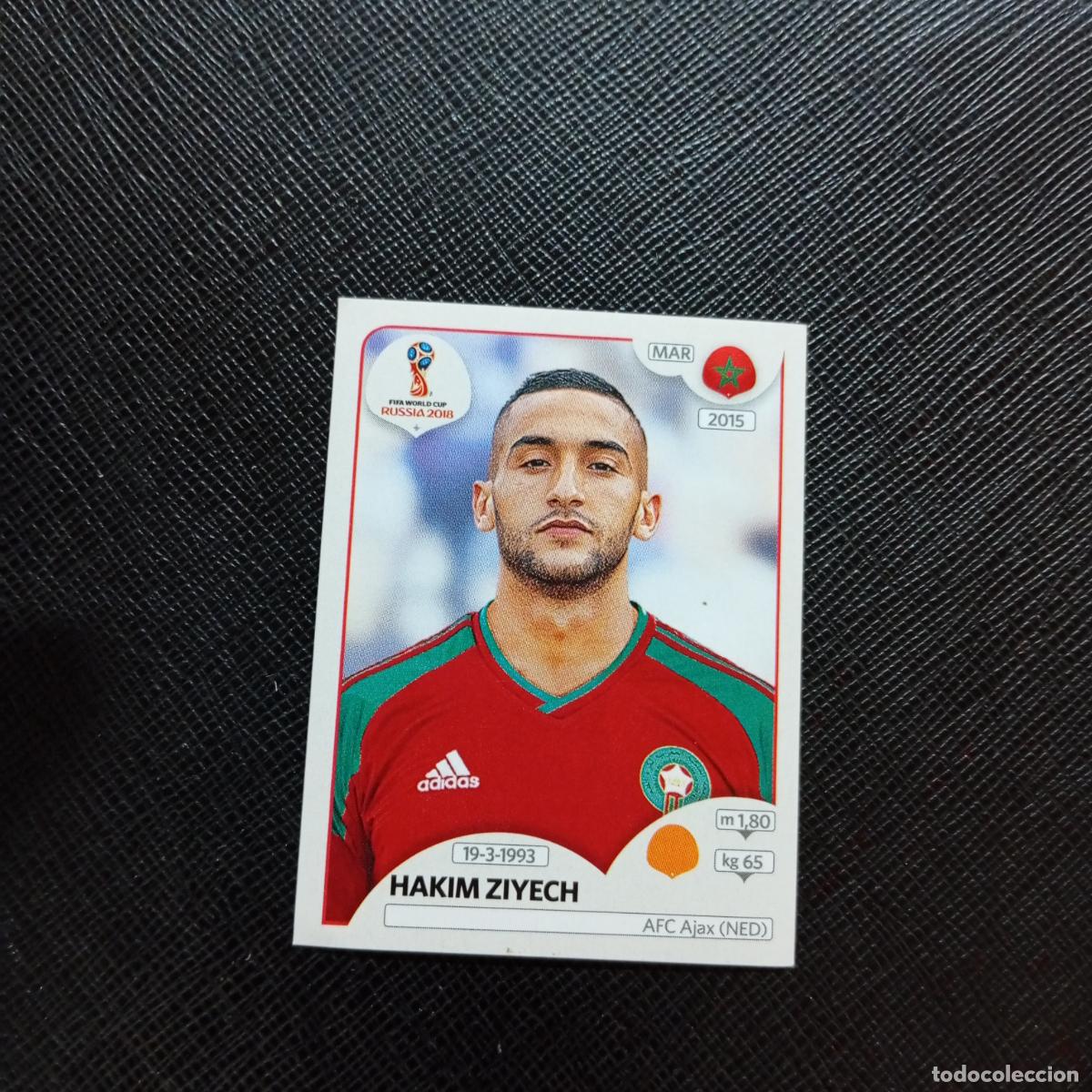 Fu&szlig;ball-Sticker: 166 HAKIM ZIYECH MARRUECOS PANINI MUNDIAL RUSIA 2018 CROMO FUTBOL 18 - SIN PEGAR - CJ2 ...