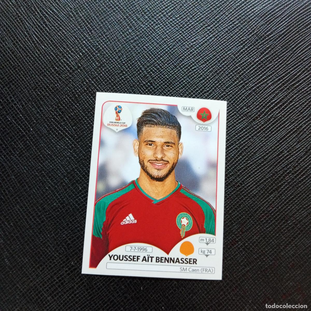 Fu&szlig;ball-Sticker: 167 AIT BENNASSER MARRUECOS PANINI MUNDIAL RUSIA 2018 CROMO FUTBOL 18 - SIN PEGAR - CJ2
