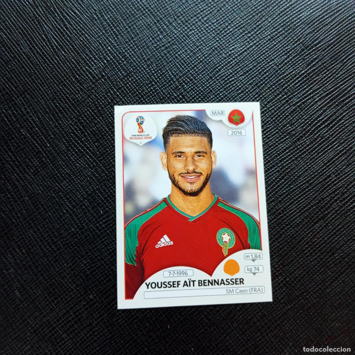 Fu&szlig;ball-Sticker: 167 AIT BENNASSER MARRUECOS PANINI MUNDIAL RUSIA 2018 CROMO FUTBOL 18 - SIN PEGAR - CJ2