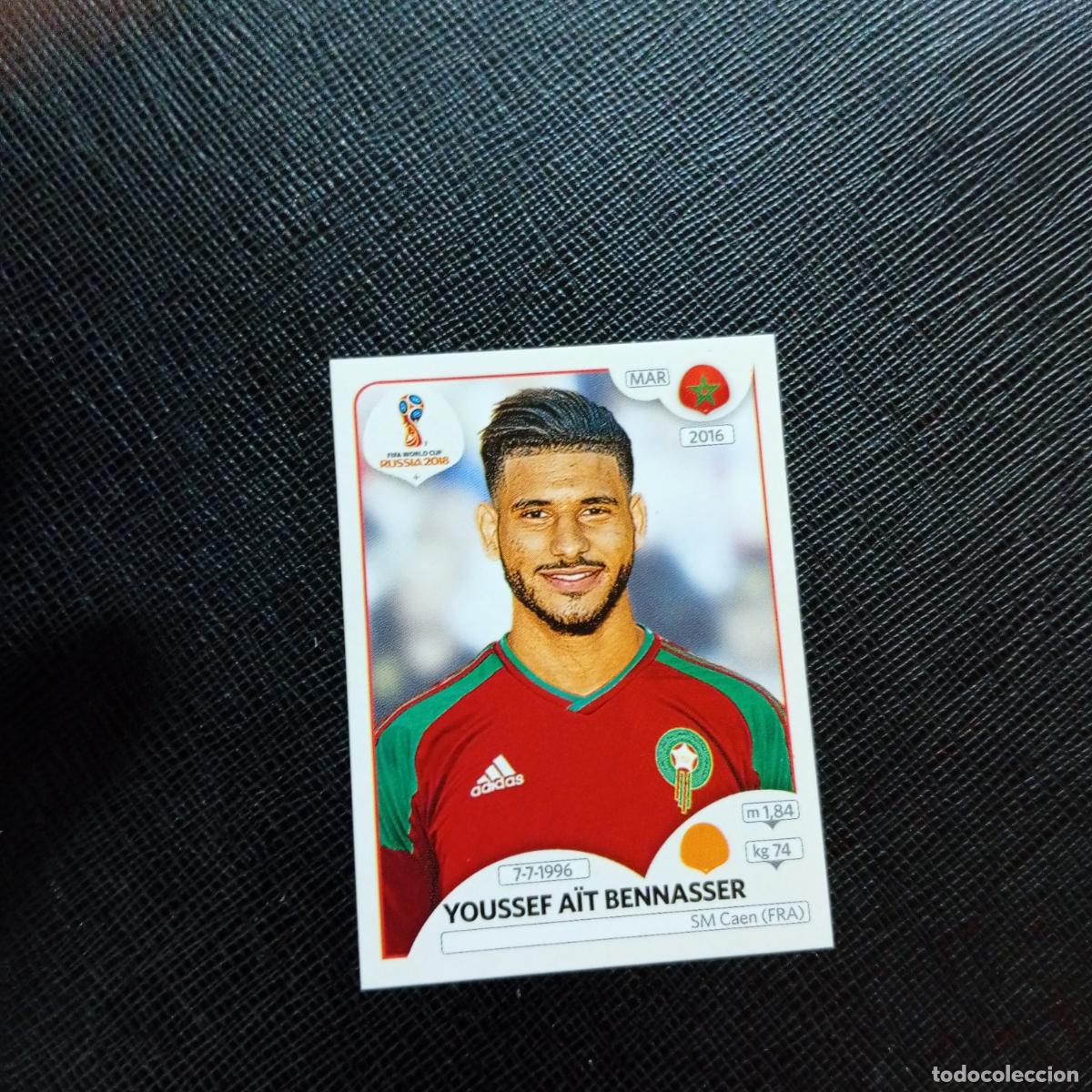Fu&szlig;ball-Sticker: 167 AIT BENNASSER MARRUECOS PANINI MUNDIAL RUSIA 2018 CROMO FUTBOL 18 - SIN PEGAR - CJ2