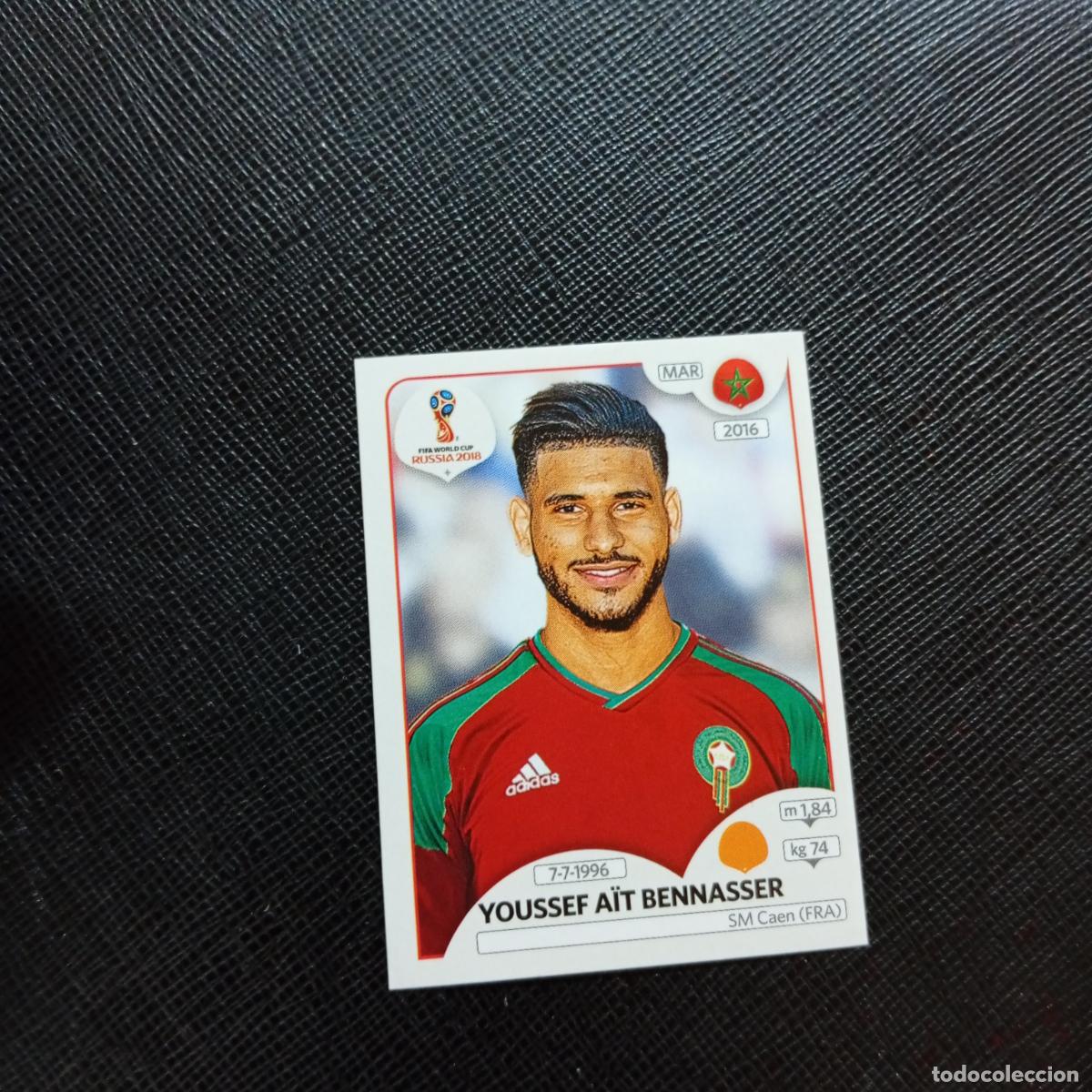 Fu&szlig;ball-Sticker: 167 AIT BENNASSER MARRUECOS PANINI MUNDIAL RUSIA 2018 CROMO FUTBOL 18 - SIN PEGAR - CJ2 .