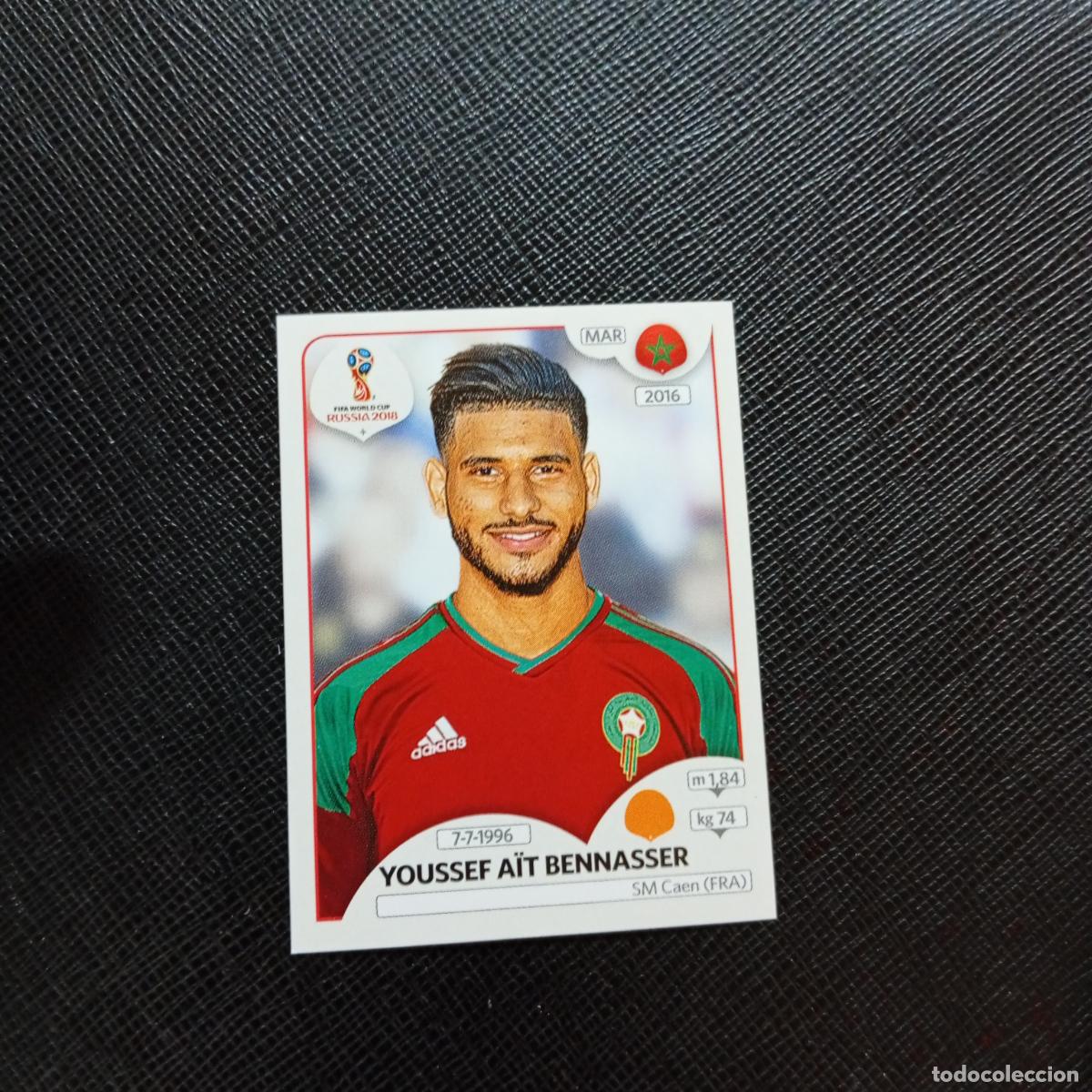 Fu&szlig;ball-Sticker: 167 AIT BENNASSER MARRUECOS PANINI MUNDIAL RUSIA 2018 CROMO FUTBOL 18 - SIN PEGAR - CJ2 ..
