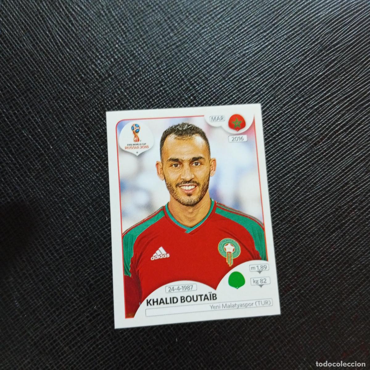 Cromos de Futebol: 168 KHALID BOUTAIB MARRUECOS PANINI MUNDIAL RUSIA 2018 CROMO FUTBOL 18 - SIN PEGAR - CJ2