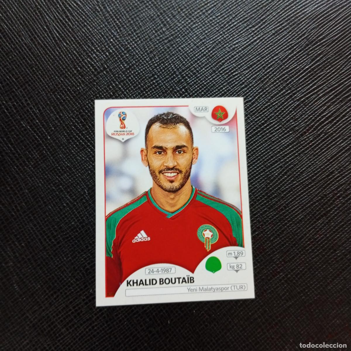 Cromos de Futebol: 168 KHALID BOUTAIB MARRUECOS PANINI MUNDIAL RUSIA 2018 CROMO FUTBOL 18 - SIN PEGAR - CJ2 .