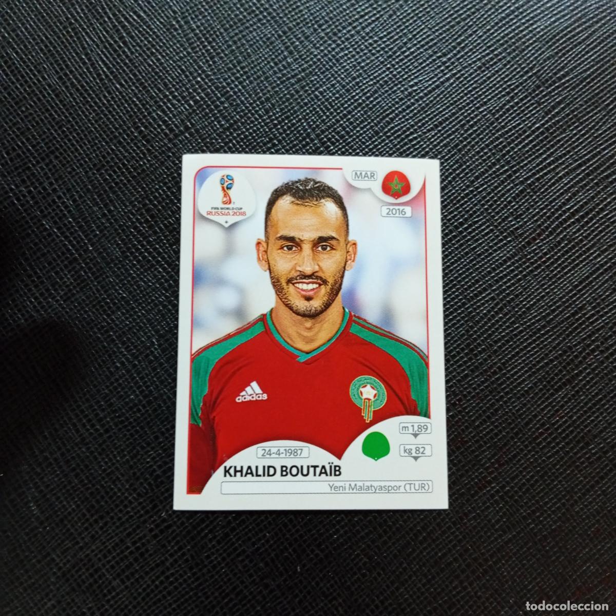 Cromos de Futebol: 168 KHALID BOUTAIB MARRUECOS PANINI MUNDIAL RUSIA 2018 CROMO FUTBOL 18 - SIN PEGAR - CJ2 ..