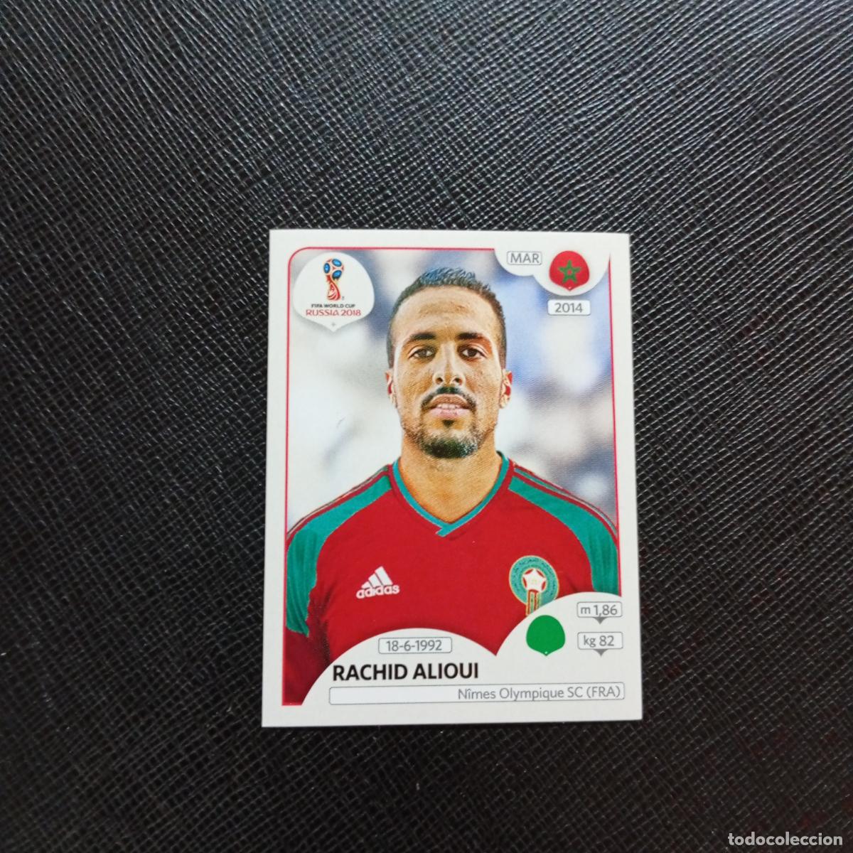 Cromos de Futebol: 169 RACHID ALIOUI MARRUECOS PANINI MUNDIAL RUSIA 2018 CROMO FUTBOL 18 - SIN PEGAR - CJ2