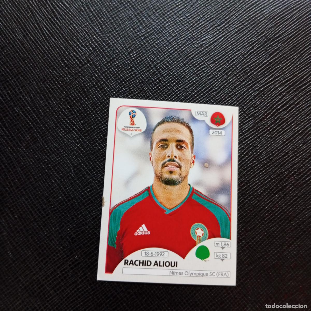 Cromos de Futebol: 169 RACHID ALIOUI MARRUECOS PANINI MUNDIAL RUSIA 2018 CROMO FUTBOL 18 - SIN PEGAR - CJ2