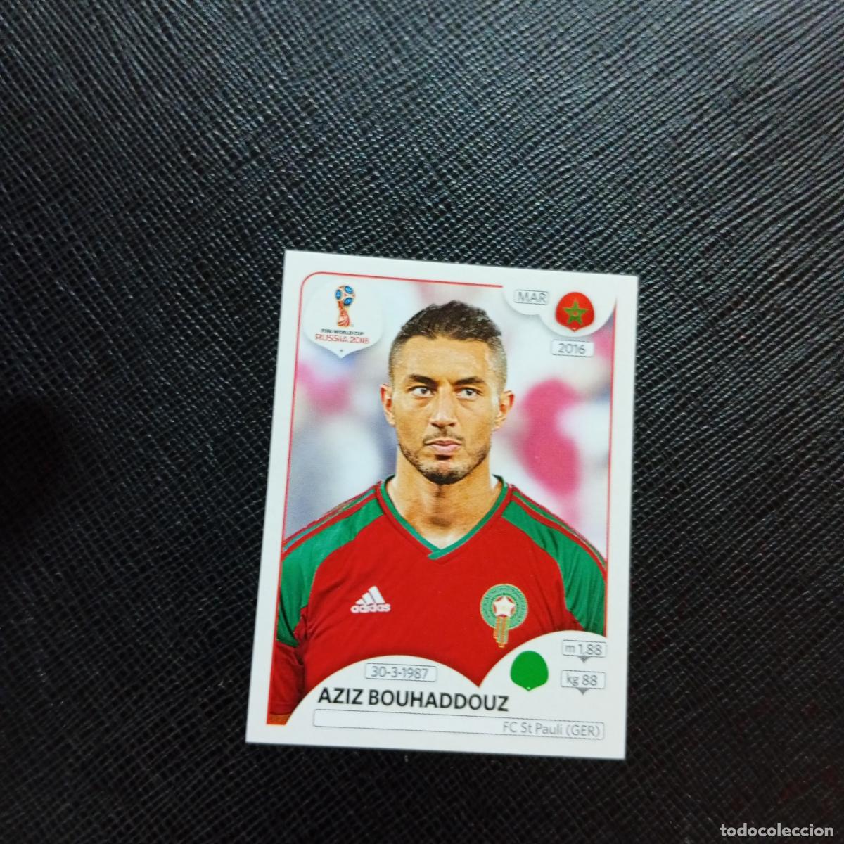 Cromos de Futebol: 170 AZIZ BOUHADDOUZ MARRUECOS PANINI MUNDIAL RUSIA 2018 CROMO FUTBOL 18 - SIN PEGAR - CJ2