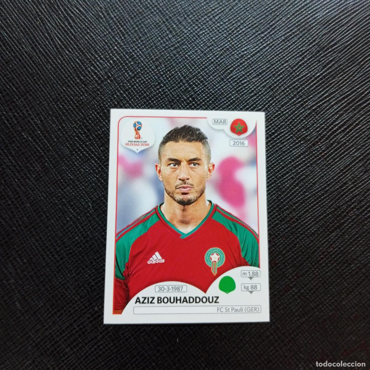 Cromos de Futebol: 170 AZIZ BOUHADDOUZ MARRUECOS PANINI MUNDIAL RUSIA 2018 CROMO FUTBOL 18 - SIN PEGAR - CJ2