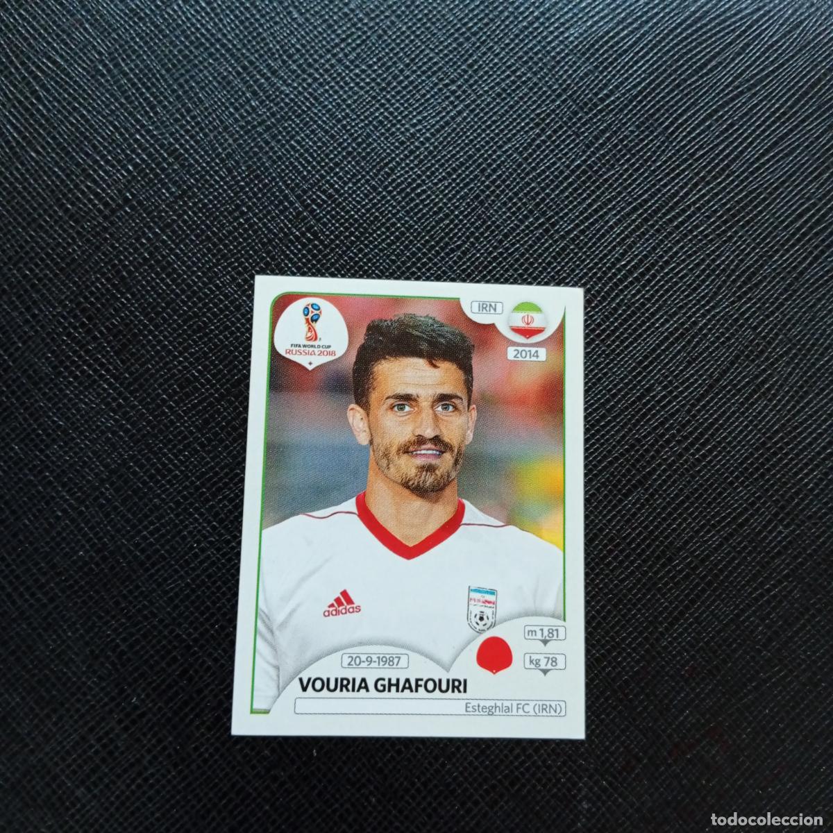 Fu&szlig;ball-Sticker: 176 VOURIA GHAFOURI IRAN PANINI MUNDIAL RUSIA 2018 CROMO FUTBOL 18 - SIN PEGAR - CJ2