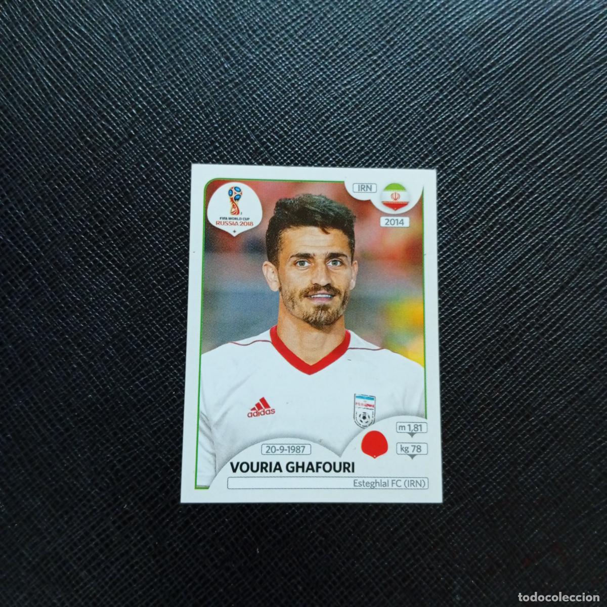 Fu&szlig;ball-Sticker: 176 VOURIA GHAFOURI IRAN PANINI MUNDIAL RUSIA 2018 CROMO FUTBOL 18 - SIN PEGAR - CJ2 .