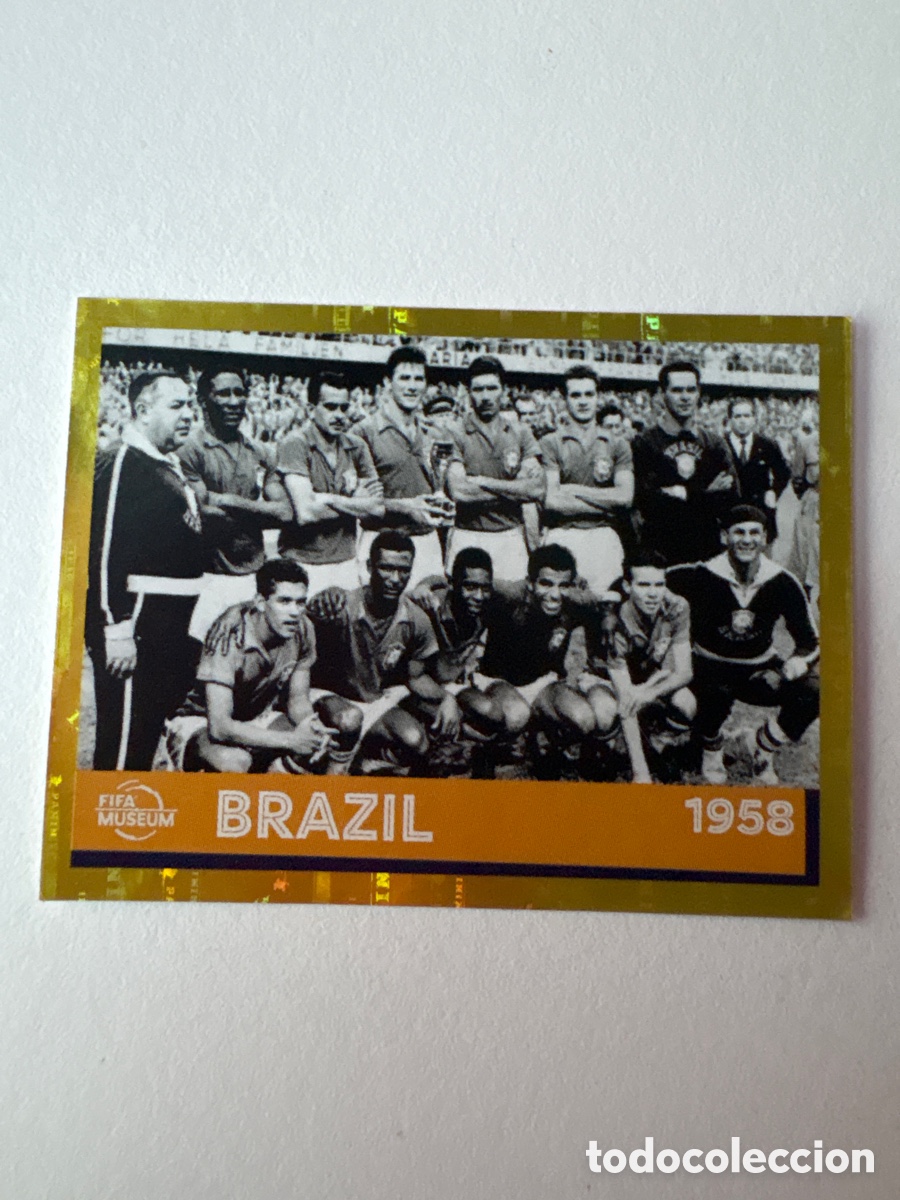 Cromos de f&uacute;tbol: Cromo Brazil 1958 FWC 21 Panini Mundial 2022