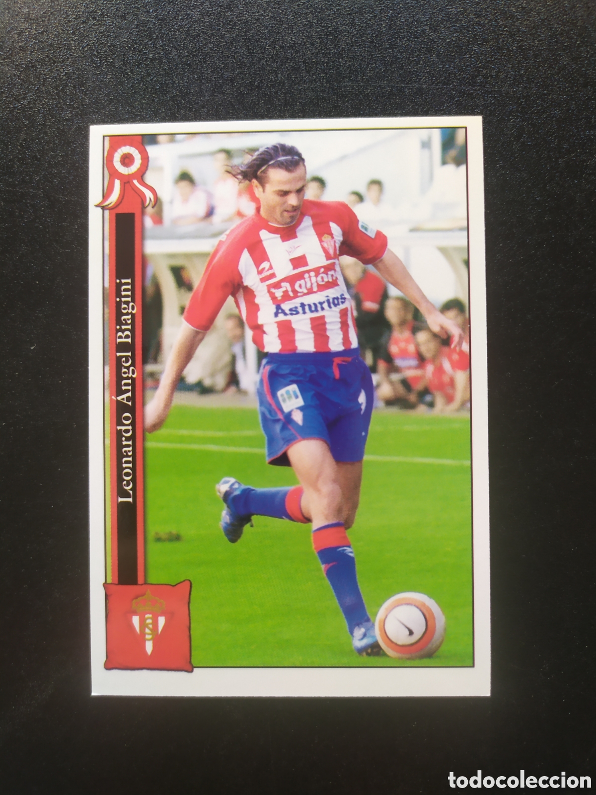 Figurine di Calcio: Mundicromo fichas Liga 2005 2006 05 06 Biagini n&deg; 863 Sporting Gij&oacute;n