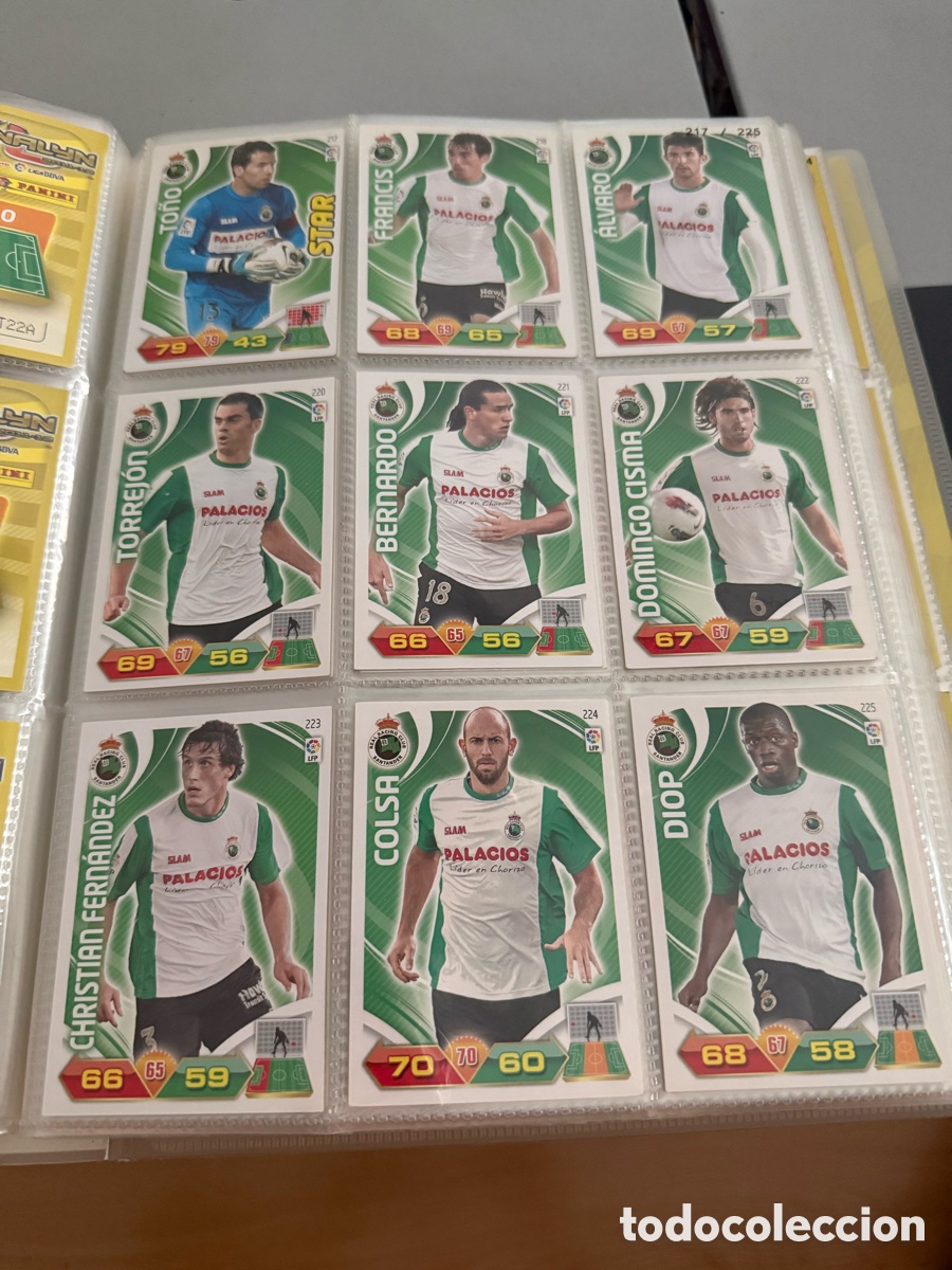 Cromos de f&uacute;tbol: Adrenalyn XL. 2011-12. RACING DE SANTANDER. 18 cromos