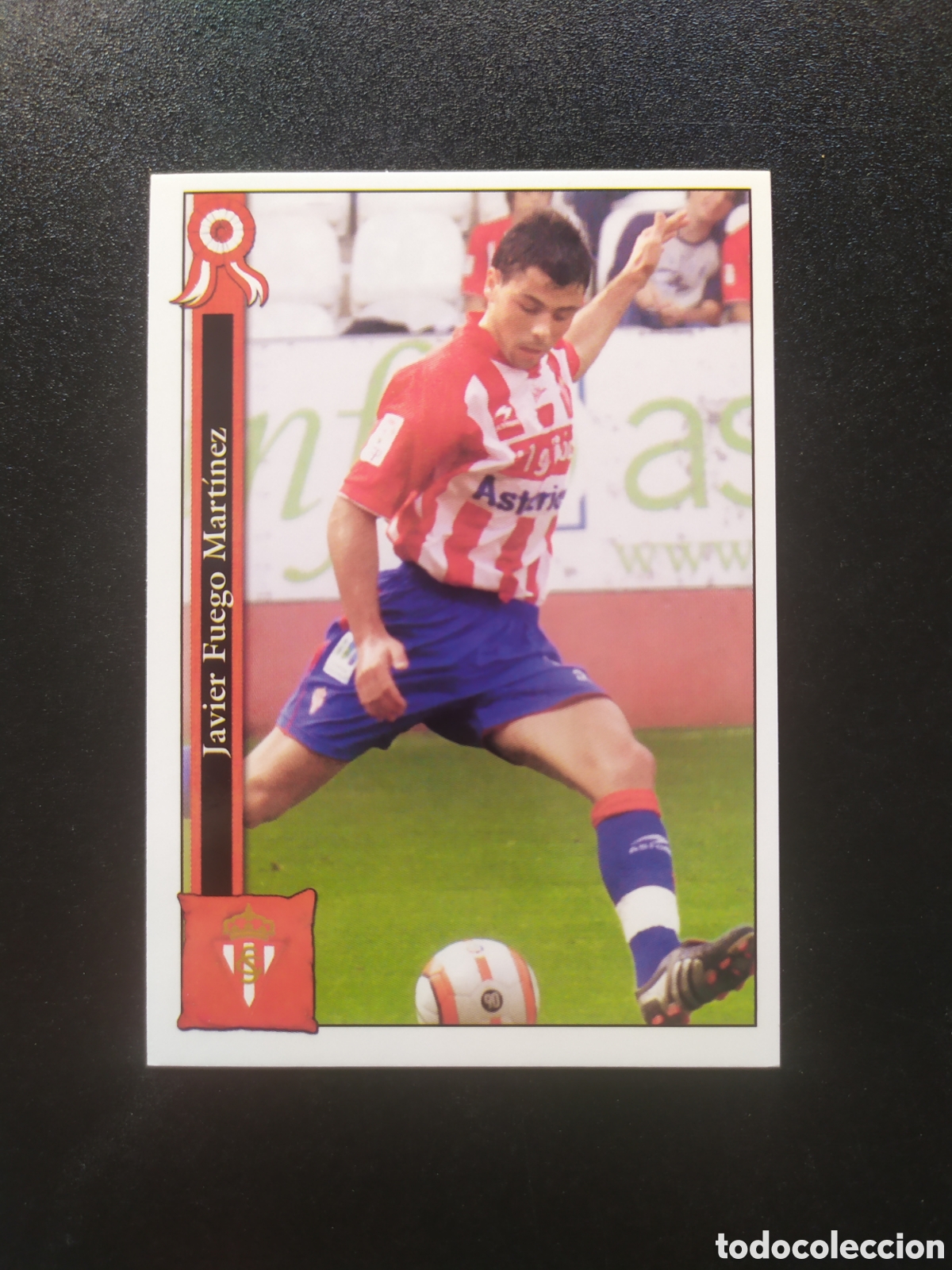 Cromos de f&uacute;tbol: Mundicromo fichas Liga 2005 2006 05 06 Javi Fuego n&deg; 858 Sporting Gij&oacute;n
