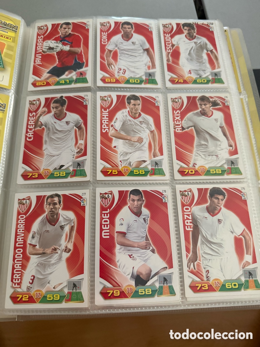 Cromos de f&uacute;tbol: ADRENALYN XL. 2011-12. SEVILLA. 18 cromos