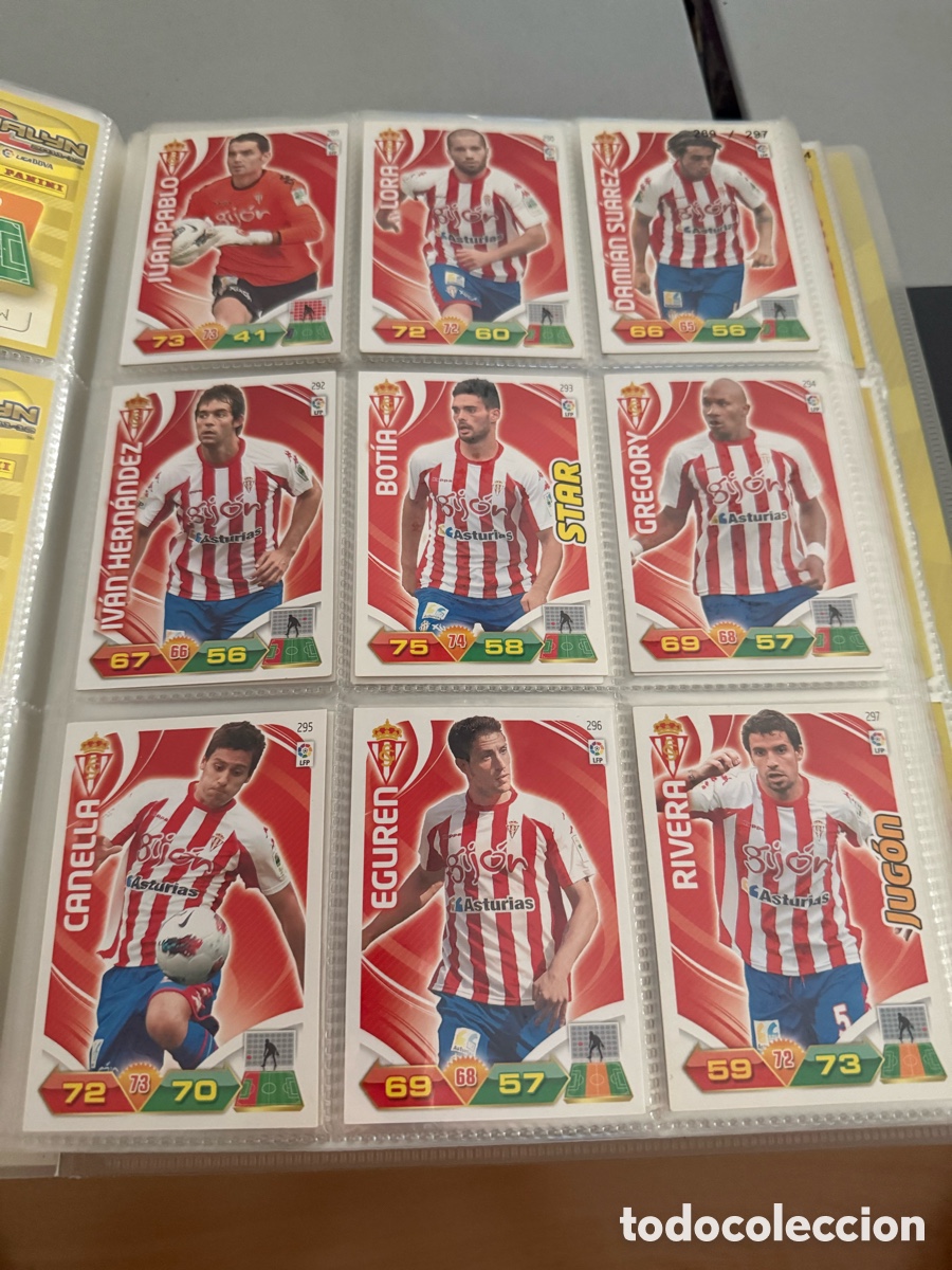 Cromos de f&uacute;tbol: Adrenalyn XL. 2011-12. SPORTING DE GIJ&Oacute;N. 18 cromos