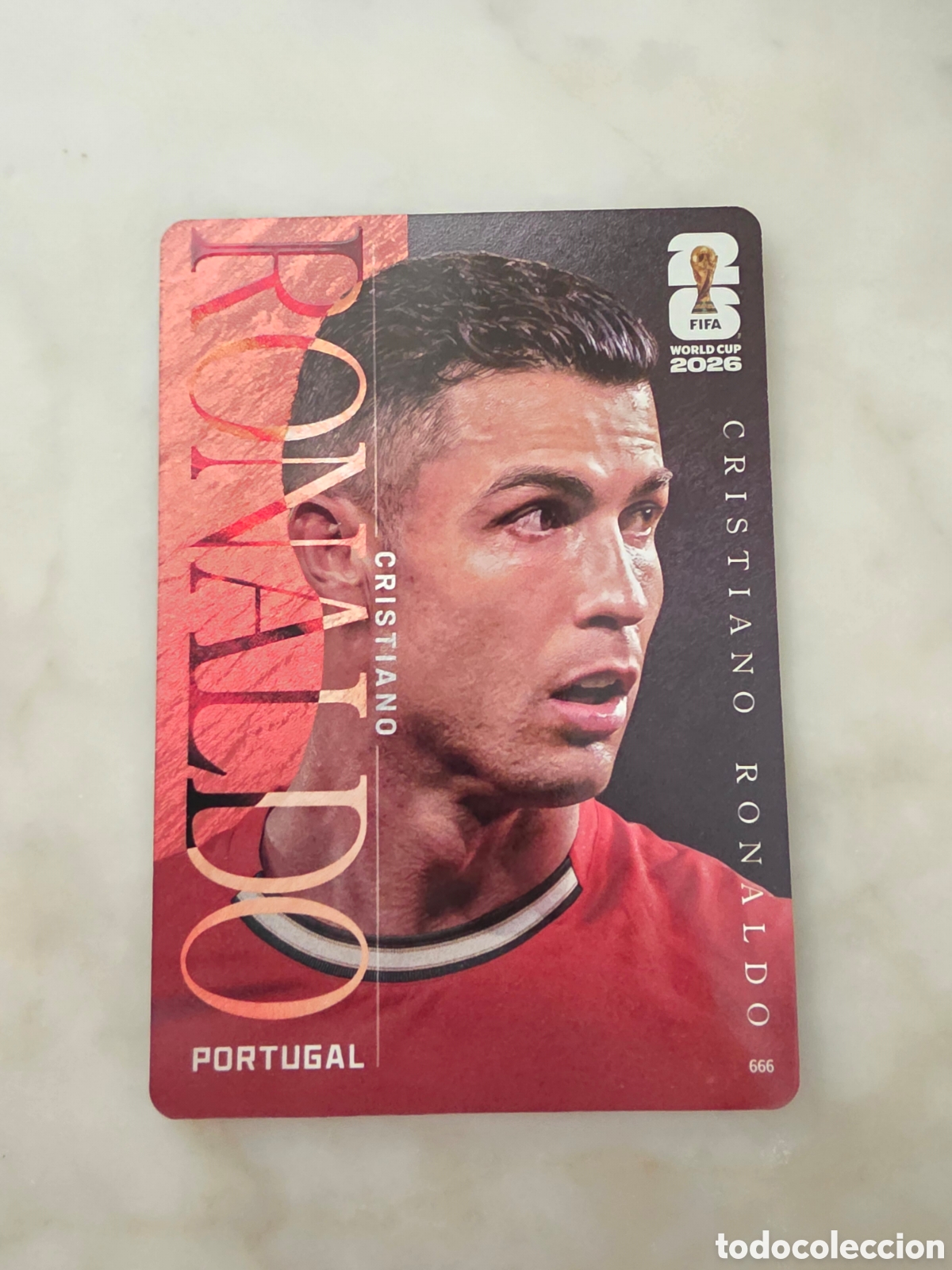 Cromos de f&uacute;tbol: 666 Cristiano Ronaldo Portugal Kayou Panini Mundial fifa world cup USA 2026