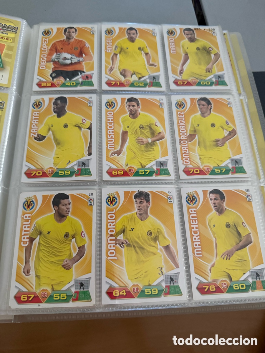Cromos de f&uacute;tbol: ADRENALYN XL. 2011-12. VILLARREAL. 18 cromos