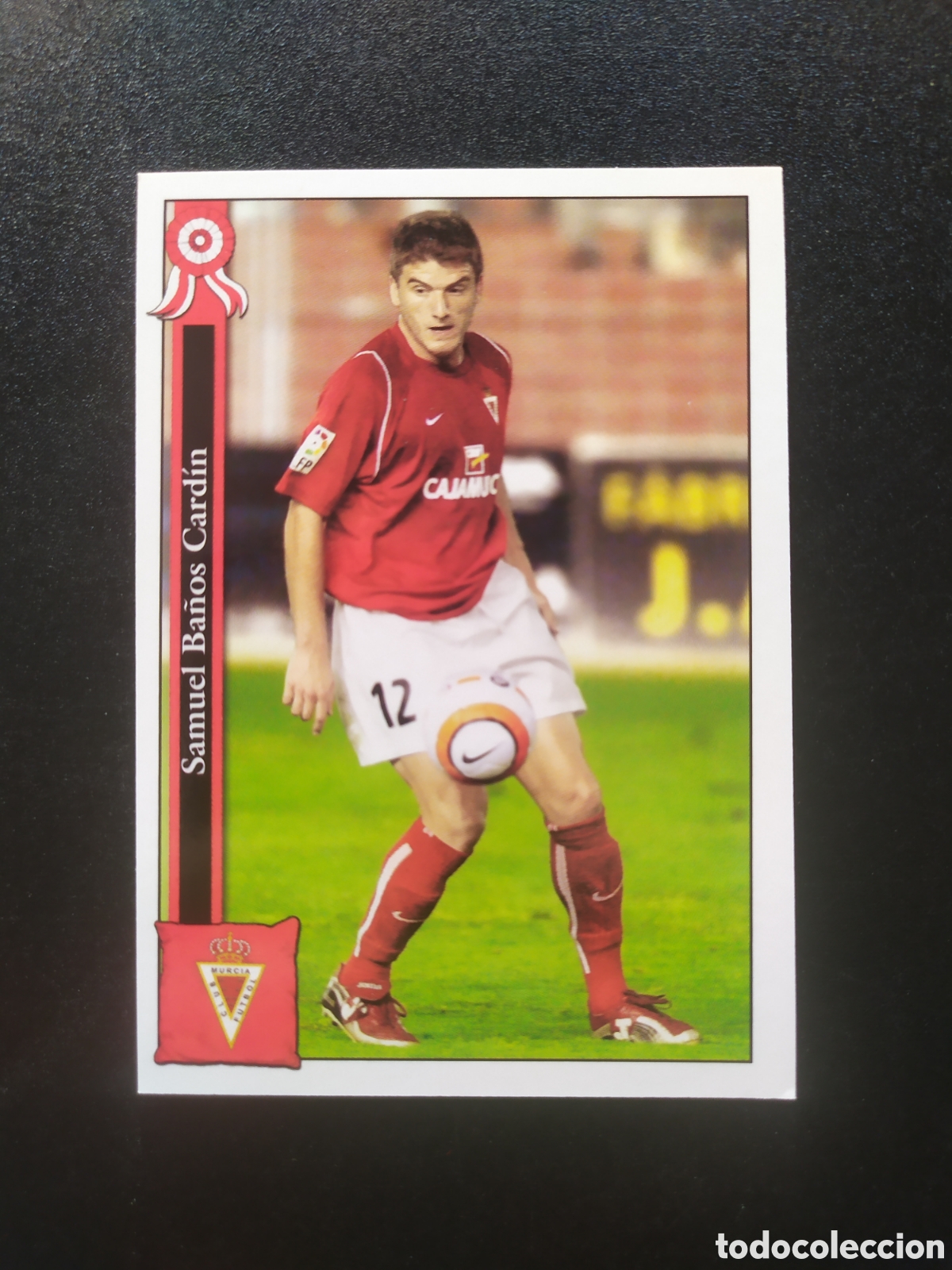 Cromos de f&uacute;tbol: Mundicromo fichas Liga 2005 2006 05 06 Samuel n&deg; 877 Real Murcia