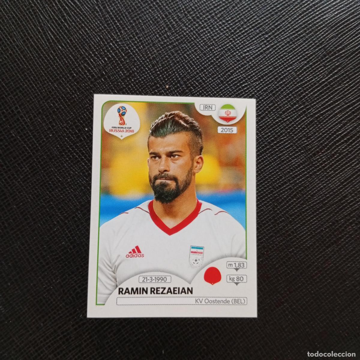 Cromos de f&uacute;tbol: 180 RAMIN REZAEIAN IRAN PANINI MUNDIAL RUSIA 2018 CROMO FUTBOL 18 - SIN PEGAR - CJ2