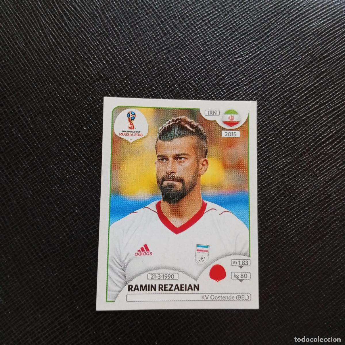 Cromos de f&uacute;tbol: 180 RAMIN REZAEIAN IRAN PANINI MUNDIAL RUSIA 2018 CROMO FUTBOL 18 - SIN PEGAR - CJ2 .