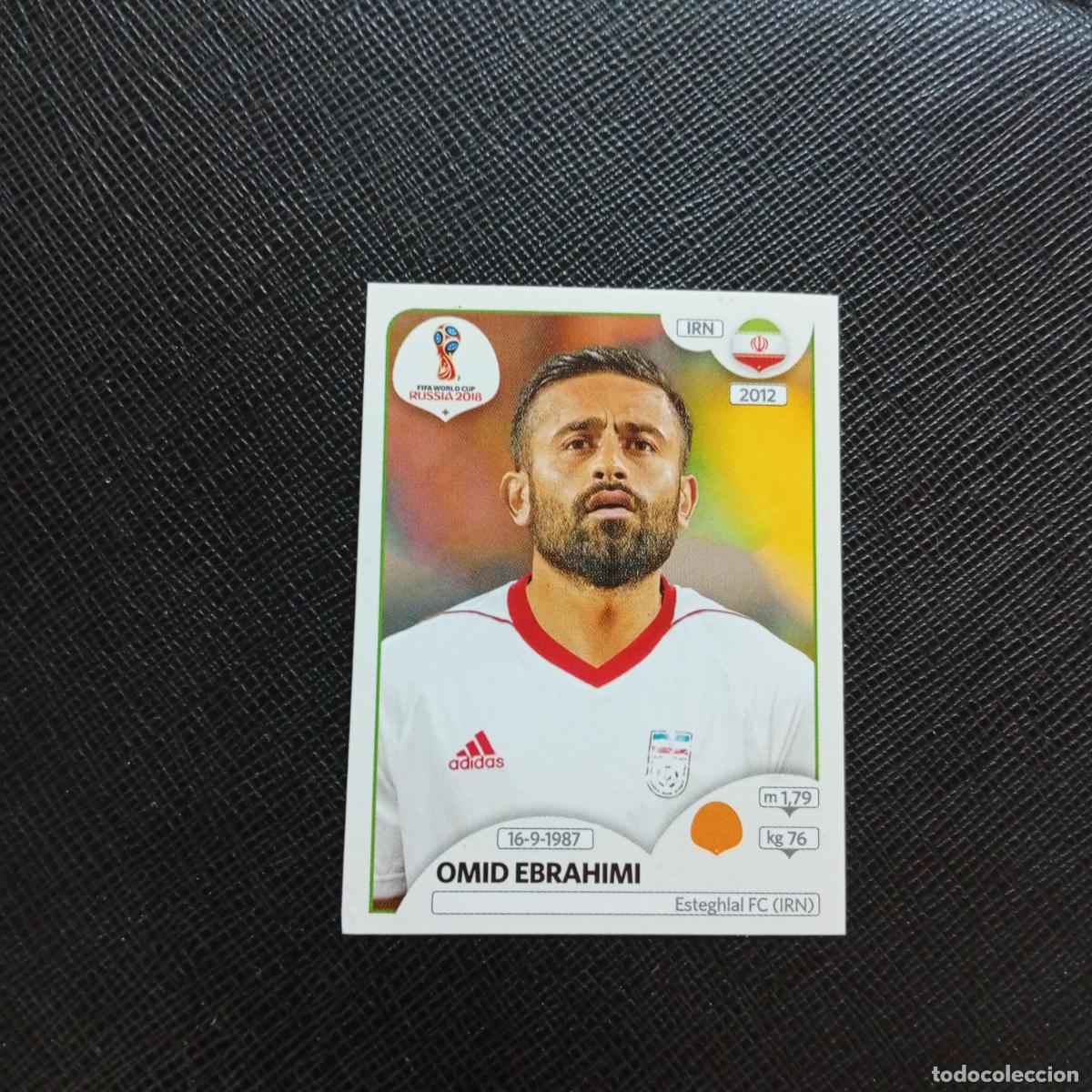 Cromos de f&uacute;tbol: 182 OMID EBRAHIMI IRAN PANINI MUNDIAL RUSIA 2018 CROMO FUTBOL 18 - SIN PEGAR - CJ2