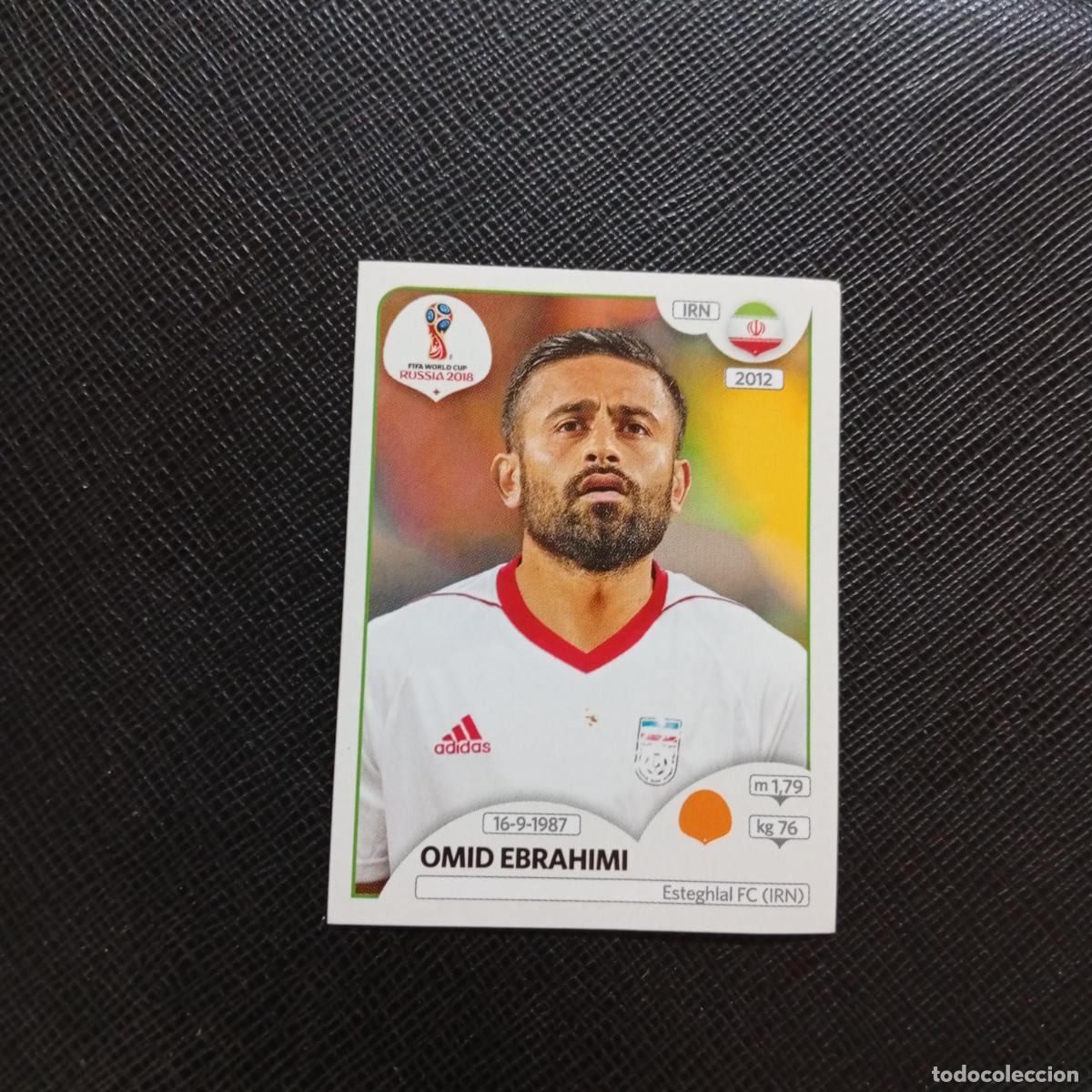 Cromos de f&uacute;tbol: 182 OMID EBRAHIMI IRAN PANINI MUNDIAL RUSIA 2018 CROMO FUTBOL 18 - SIN PEGAR - CJ2