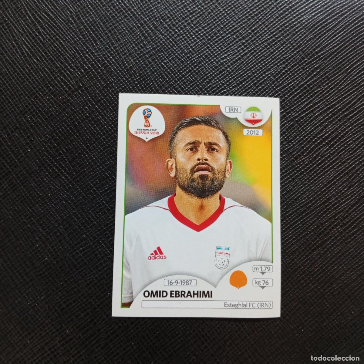 Cromos de f&uacute;tbol: 182 OMID EBRAHIMI IRAN PANINI MUNDIAL RUSIA 2018 CROMO FUTBOL 18 - SIN PEGAR - CJ2 .