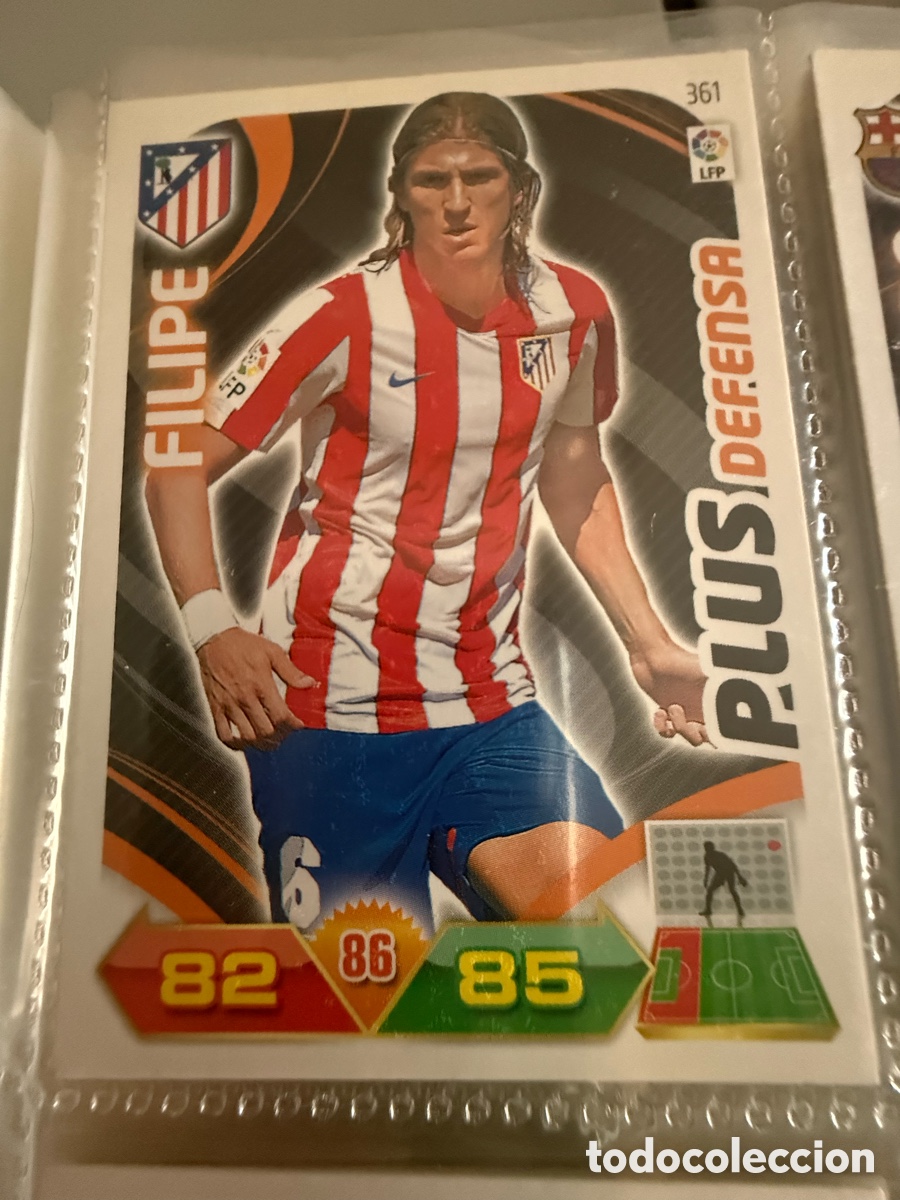 Cromos de f&uacute;tbol: ADRENALYN XL. 2011-12. FILIPE ( At Madrid). Defensa Plus
