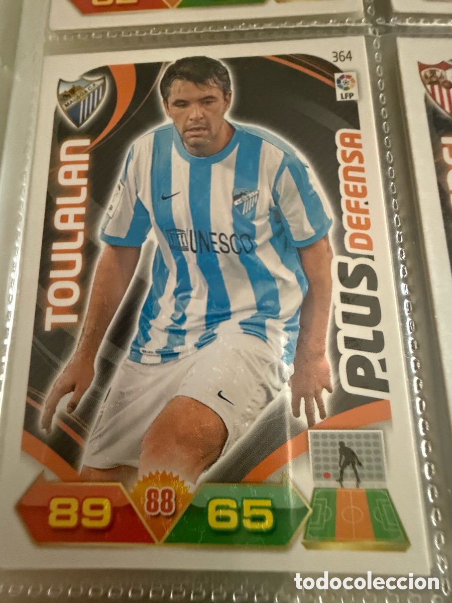 Cromos de f&uacute;tbol: ADRENALYN XL. 2011-12. TOULARAN ( M&aacute;laga ). Defensa Plus