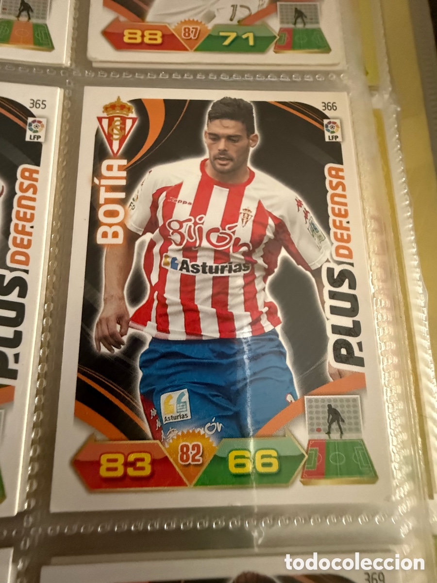 Cromos de f&uacute;tbol: ADRENALYN XL. 2011-12. BOTIA ( Sporting) Defensa Plus
