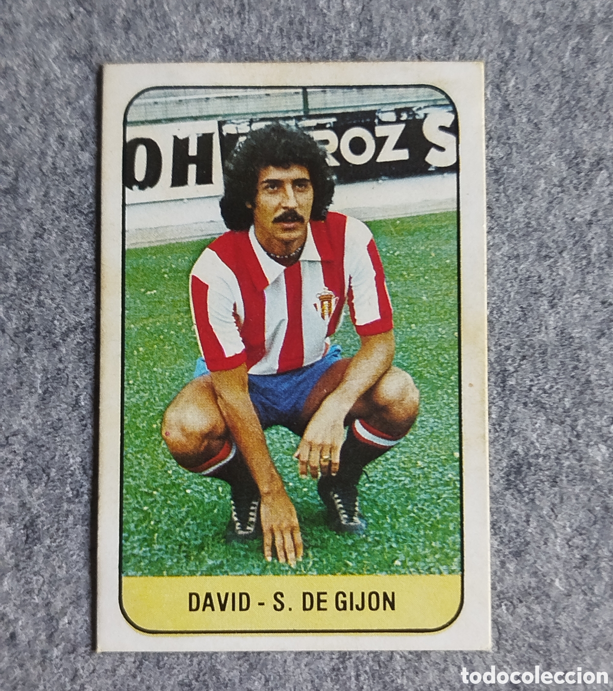 Cromos de f&uacute;tbol: COLOCA DAVID SPORTING DE GIJON 78 79 1978 1979 EDICIONES ESTE DESPEGADO CROMO