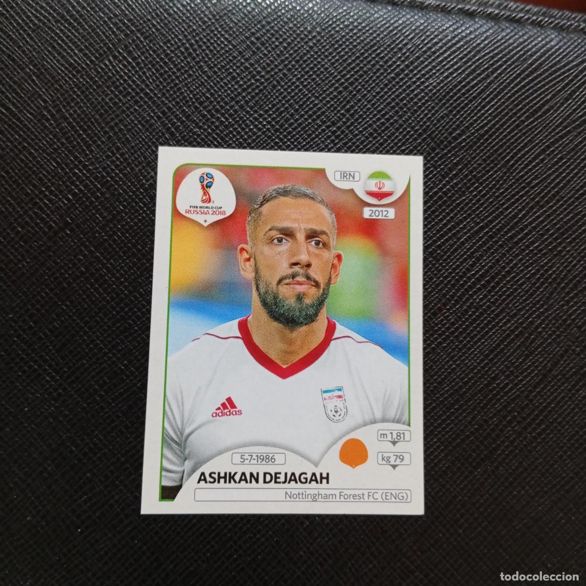 Cromos de f&uacute;tbol: 186 ASHKAN DEJAGAH IRAN PANINI MUNDIAL RUSIA 2018 CROMO FUTBOL 18 - SIN PEGAR - CJ2 ....