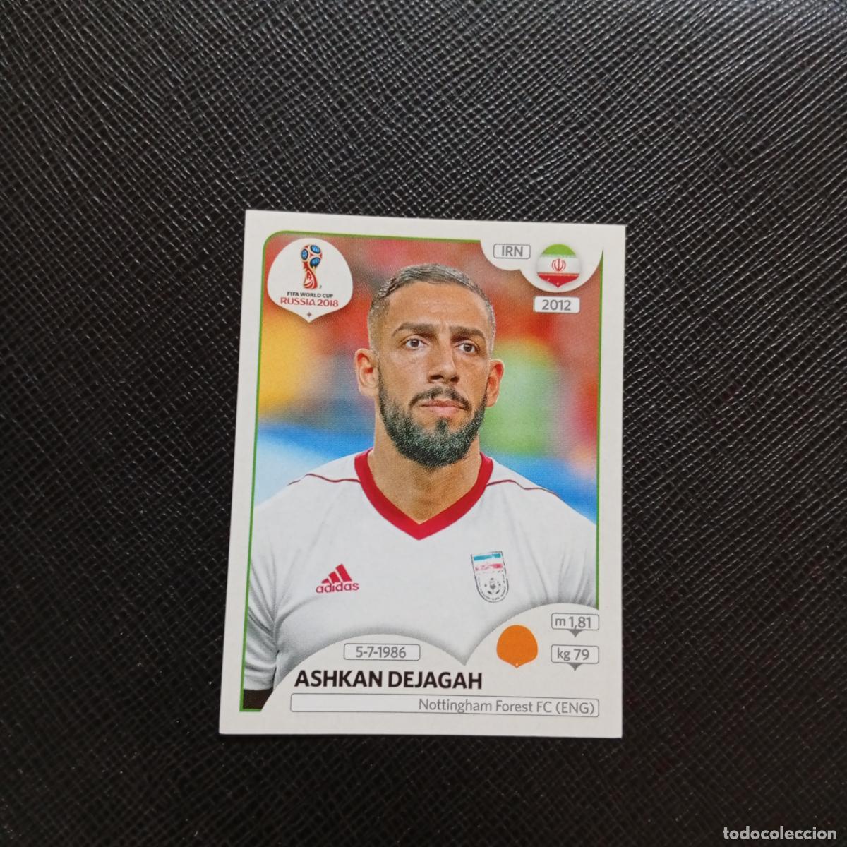 Cromos de f&uacute;tbol: 186 ASHKAN DEJAGAH IRAN PANINI MUNDIAL RUSIA 2018 CROMO FUTBOL 18 - SIN PEGAR - CJ2 ....