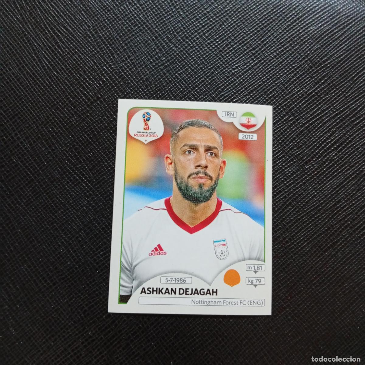 Cromos de f&uacute;tbol: 186 ASHKAN DEJAGAH IRAN PANINI MUNDIAL RUSIA 2018 CROMO FUTBOL 18 - SIN PEGAR - CJ2 ....