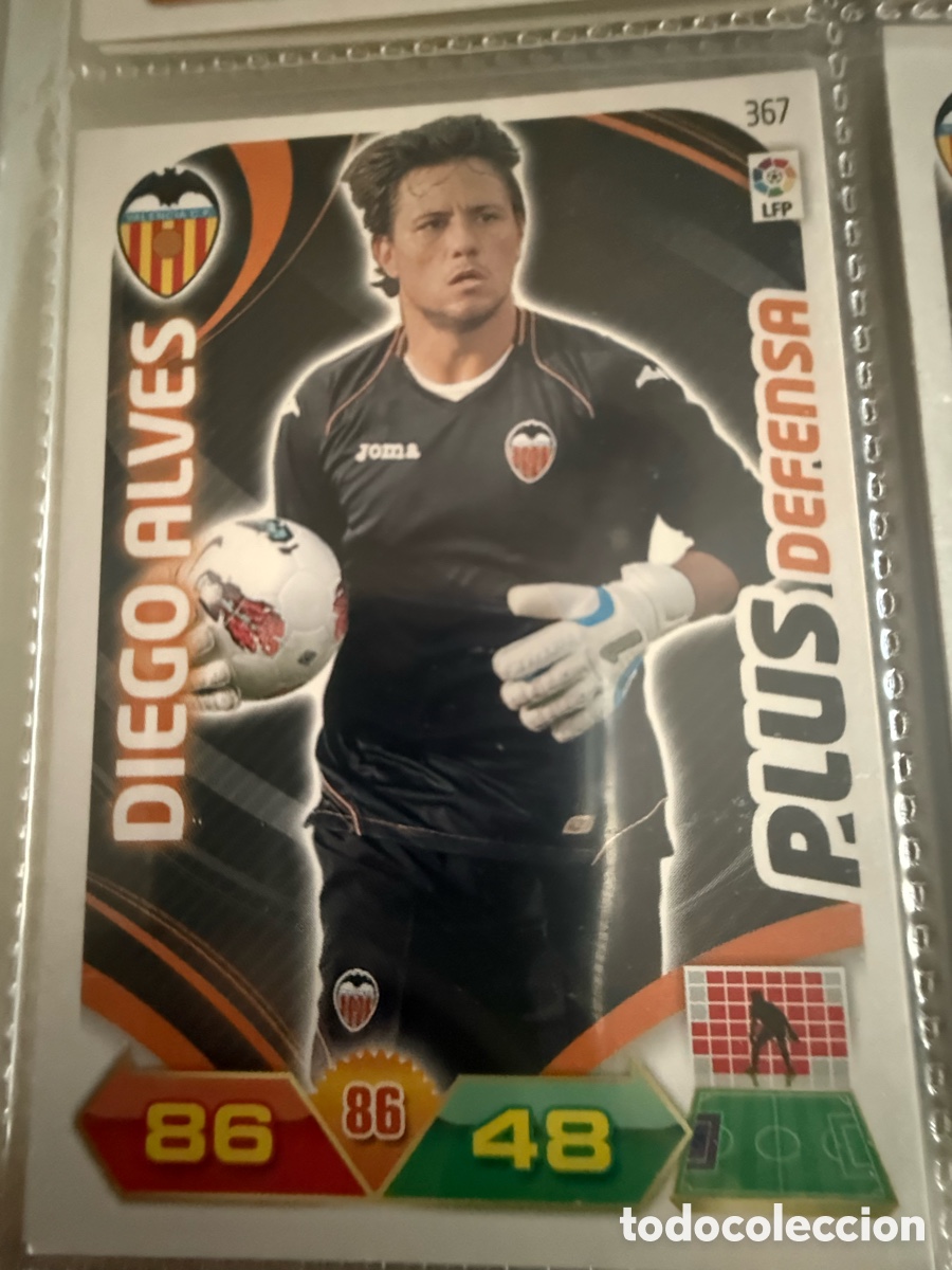 Cromos de f&uacute;tbol: ADRENALYN XL. 2011-12. DIEGO ALVES ( Valencia ) Plus Defensa