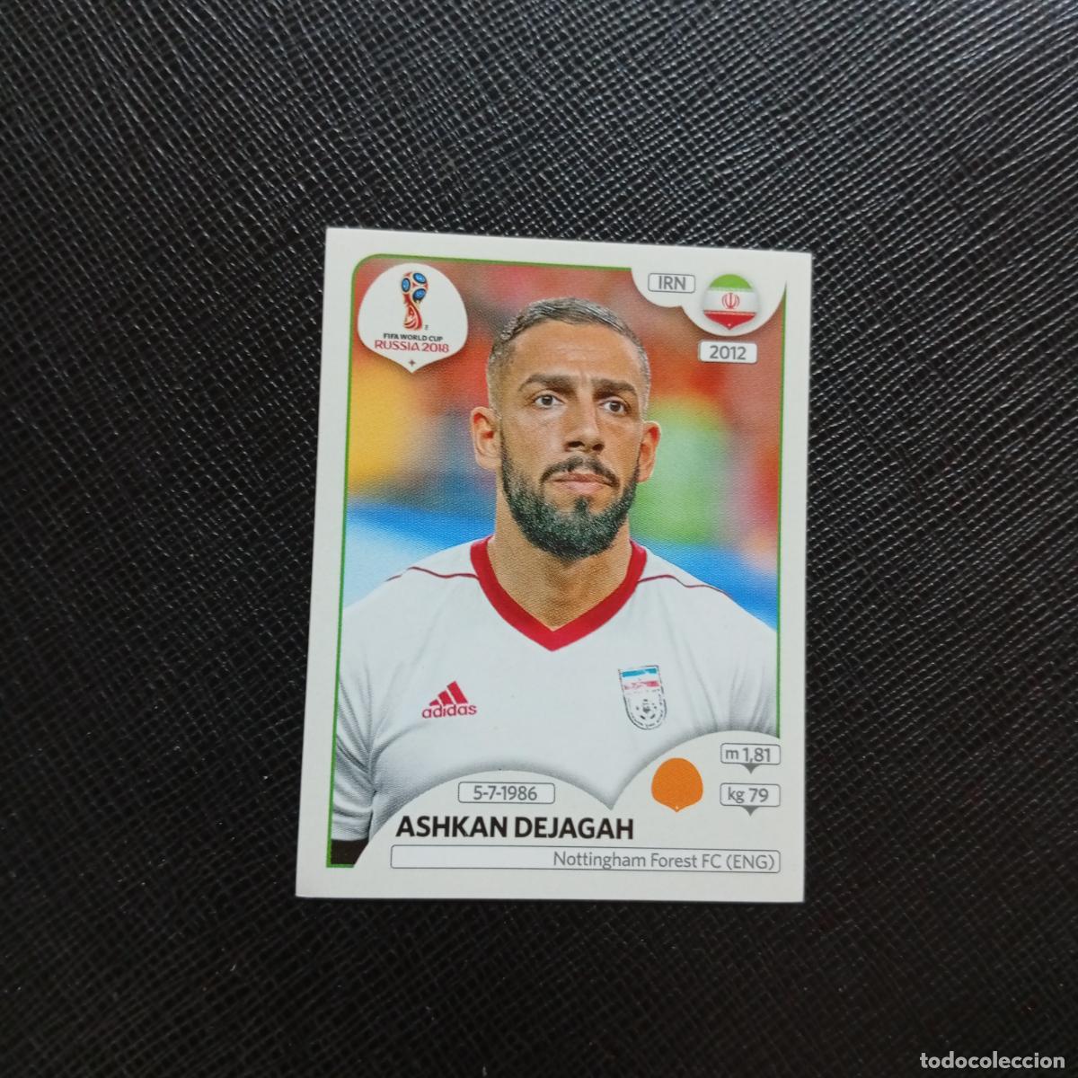 Cromos de f&uacute;tbol: 186 ASHKAN DEJAGAH IRAN PANINI MUNDIAL RUSIA 2018 CROMO FUTBOL 18 - SIN PEGAR - CJ2 ..
