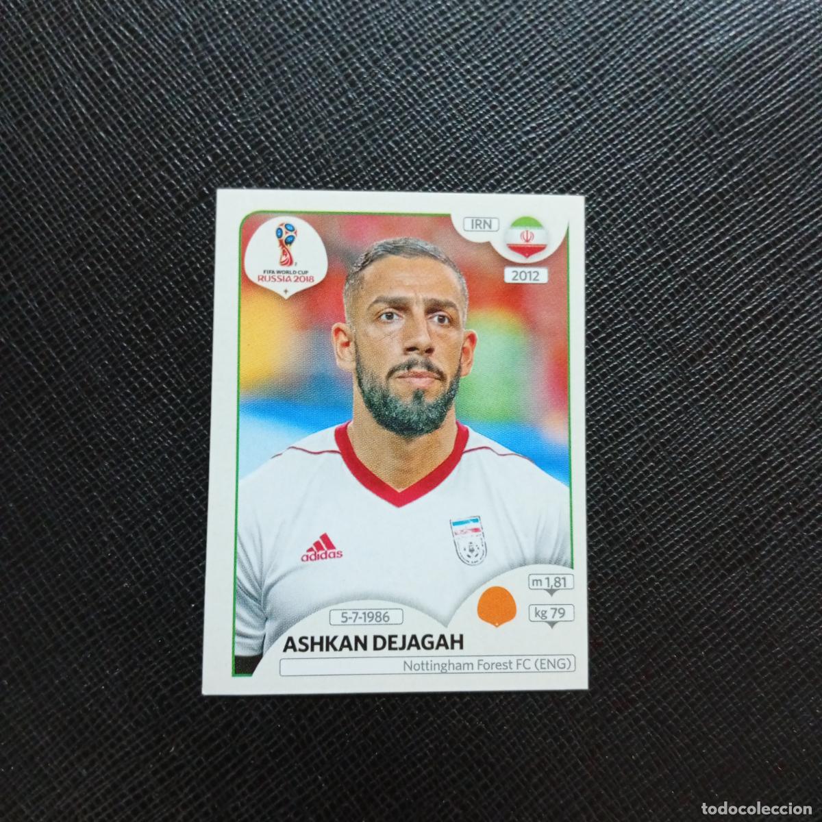 Cromos de f&uacute;tbol: 186 ASHKAN DEJAGAH IRAN PANINI MUNDIAL RUSIA 2018 CROMO FUTBOL 18 - SIN PEGAR - CJ2 ..