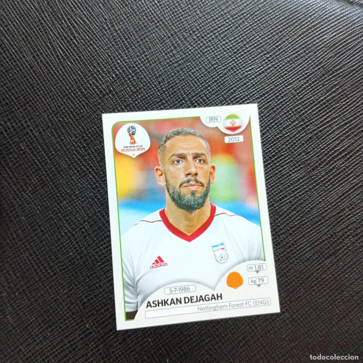 Cromos de f&uacute;tbol: 186 ASHKAN DEJAGAH IRAN PANINI MUNDIAL RUSIA 2018 CROMO FUTBOL 18 - SIN PEGAR - CJ2 .