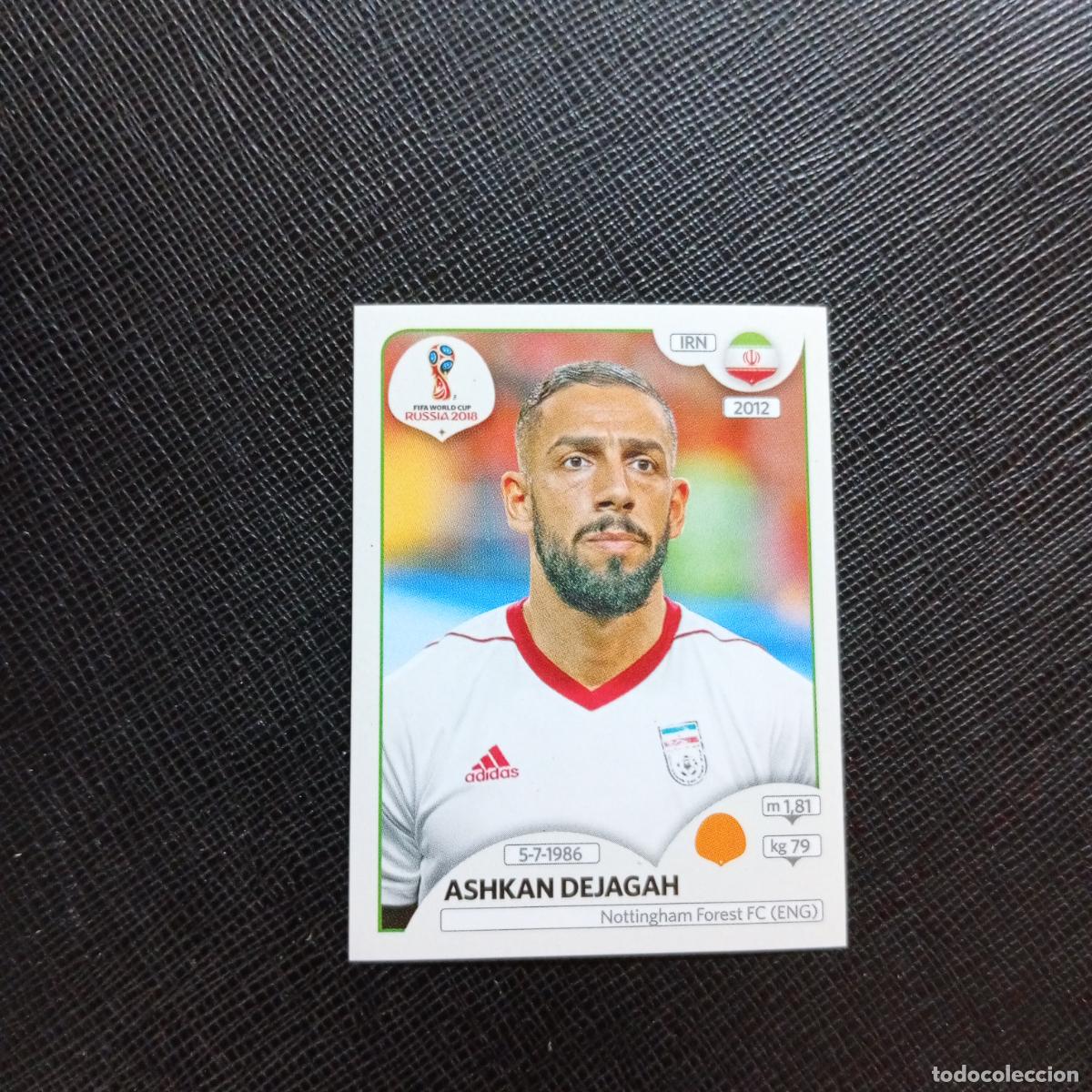 Cromos de f&uacute;tbol: 186 ASHKAN DEJAGAH IRAN PANINI MUNDIAL RUSIA 2018 CROMO FUTBOL 18 - SIN PEGAR - CJ2 .