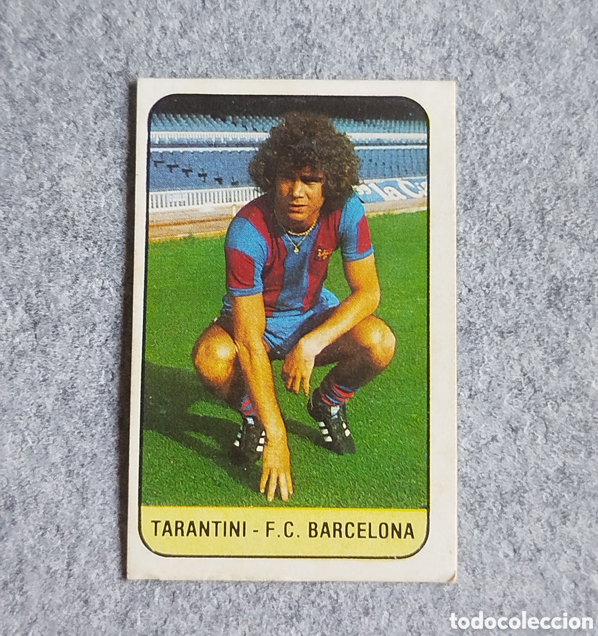 Figurine di Calcio: TARANTINI ULTIMOS FICHAJES N&deg; 28 EDICIONES ESTE 78 79 1978 1979 CROMO DESPEGADO FICHAJE BARCELONA