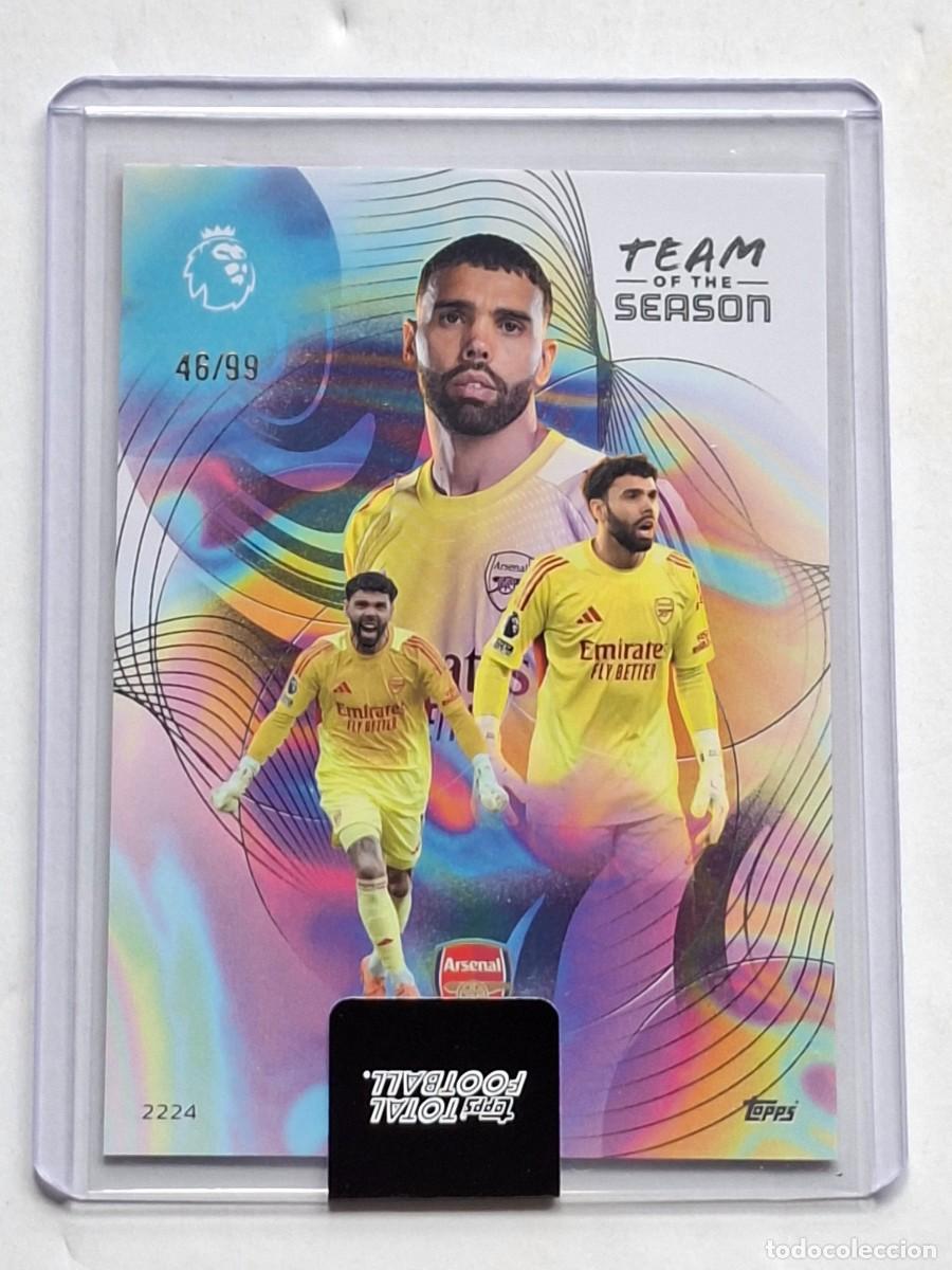 Fu&szlig;ball-Sticker: Numerada #/99 Team of the Season #2224 DAVID RAYA (Arsenal) - TOPPS Total Football 2025-26 TopLoader