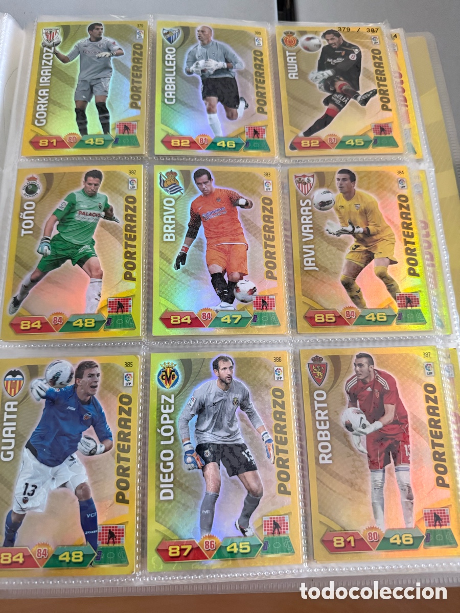 Cromos de Futebol: ADRENALYN XL. 2011-12. PORTERAZO. 9 cromos