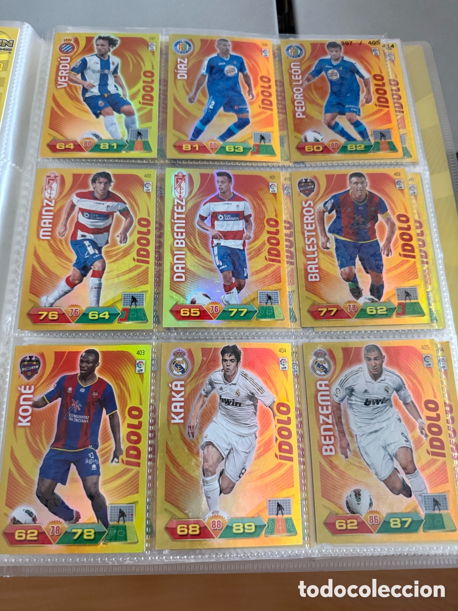 Cromos de Futebol: ADRENALYN XL. 2011-12. &Iacute;DOLO. 9 cromos