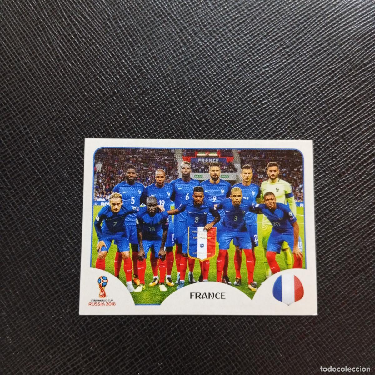 Cromos de f&uacute;tbol: 193 MBAPPE ALINEACION FRANCIA PANINI MUNDIAL RUSIA 2018 CROMO FUTBOL 18 - SIN PEGAR - CJ2